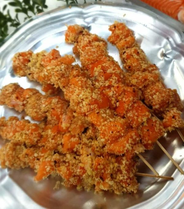 Salmon Kebabs