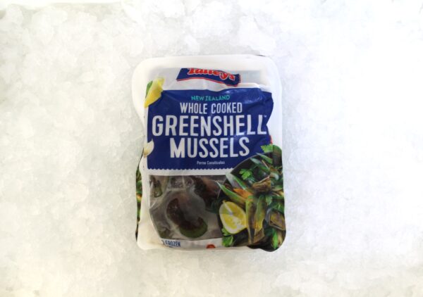Talleys Whole Cooked Greenshell Mussels 500g - Frozen