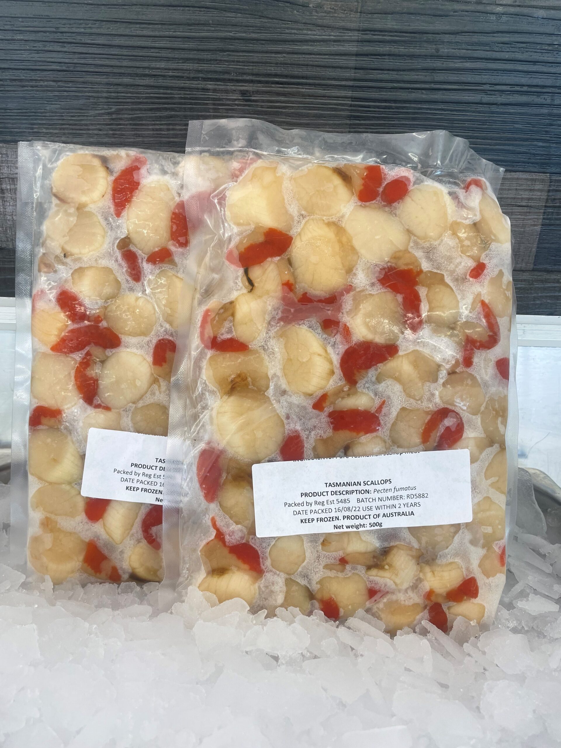 Tasmanian Scallops 500gm Frozen Guytons